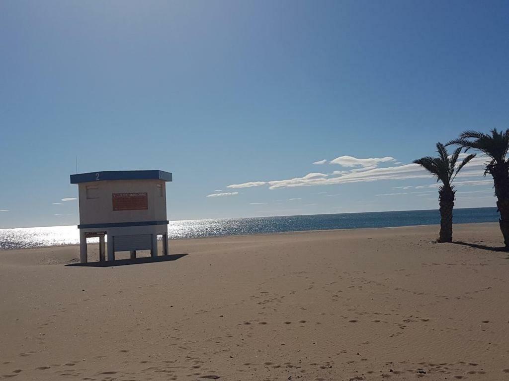 T3 vue mer et plage, avec wifi et parking Saint-Pierre-la-Mer  Buitenkant foto