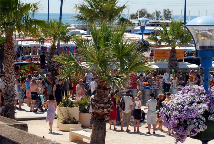 T3 vue mer et plage, avec wifi et parking Saint-Pierre-la-Mer  Buitenkant foto
